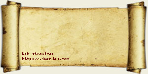 Dijana Krsmanović vizit kartica